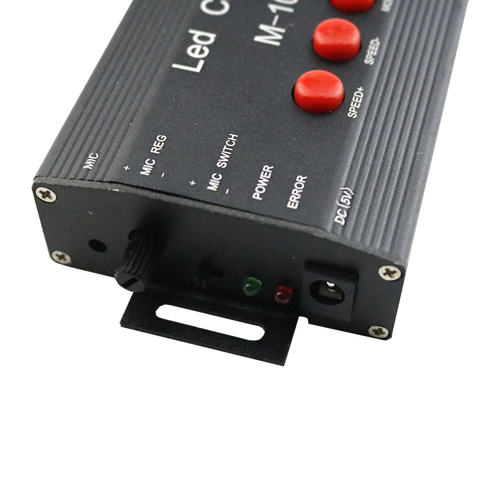 DC5V,Max 2048 pixels,M-1000 Series Pixel Module Full Color Music Controller Support Voice Control with SD Card for Programmable/Addressable IC LED Lighting DC5V,Max 2048 pixels,M-1000 Series Pixel Module Full Color Music Controller Support Voice Control with SD Card for Programmable/Addressable IC LED Lighting